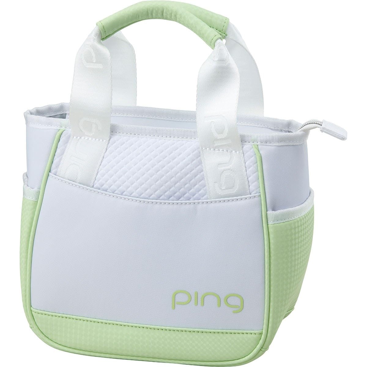 新品 限定 PING トートバッグ 白×緑 2025年モデル Amazon | カジュアル レディースラウンドトート GB-L2518 38620 2025