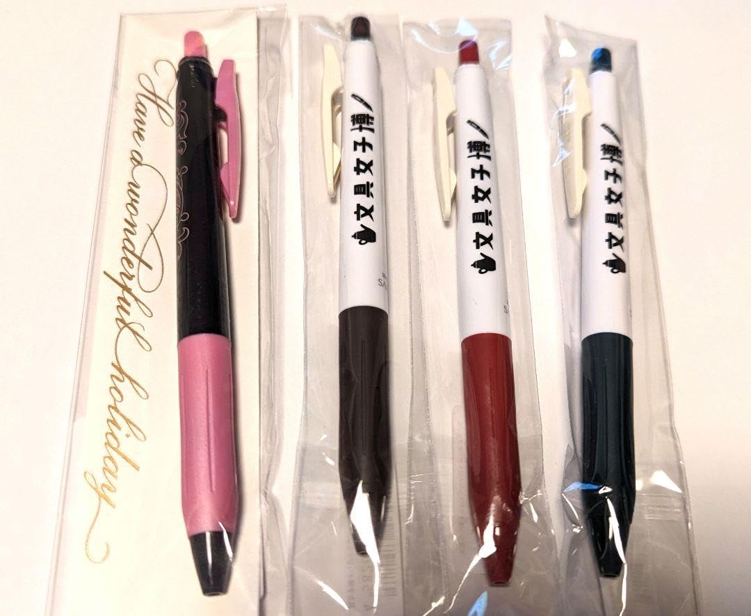 Amazon | 文具女子博限定 大阪 サラサ クリップボールペン4本