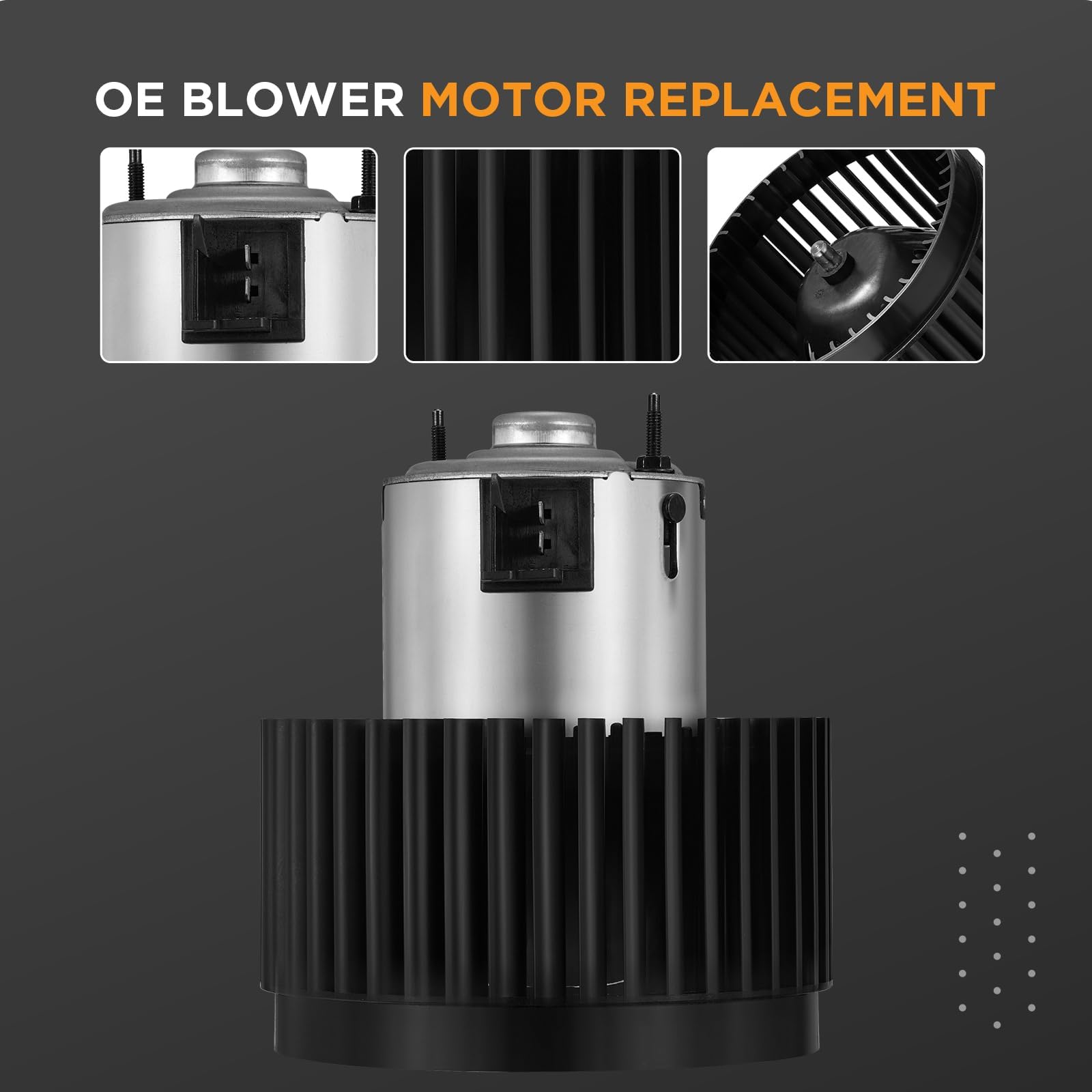 Motor de ventilador HVAC 700242 compatible con Chevy Cobalt 2005-2010, Chevy HHR 2006-2011, Pontiac G5 2007-2009, ventilador de CA para 15-81101, 25776197, 75778, GM3126133 2, PM922. Motor de
