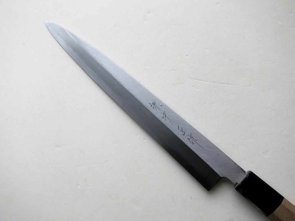 Amazon｜本場堺産 包丁どっとこむ「堺味正作」本霞白鋼柳刃包丁210mm