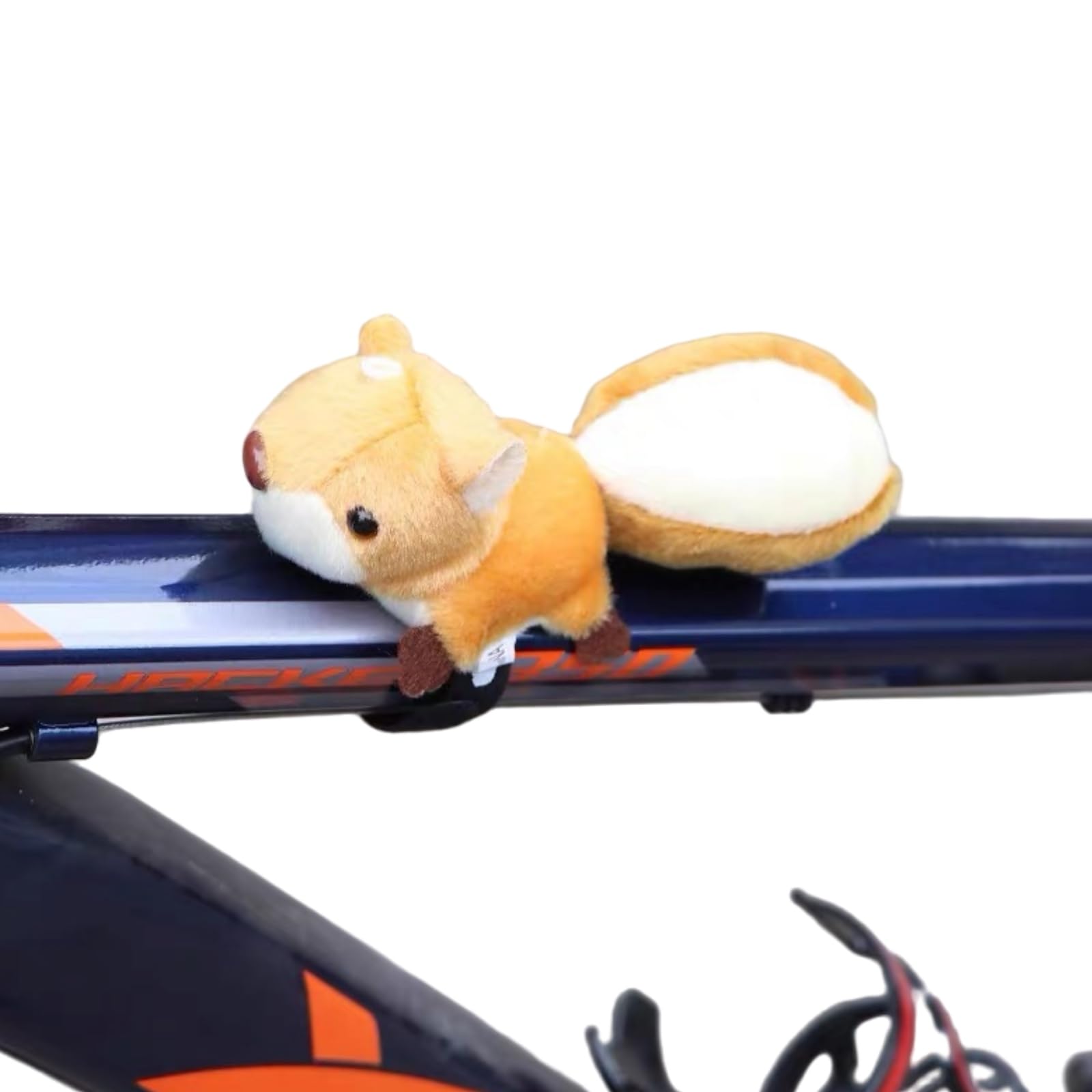 CHELAILE 2PCS Scooter Decorations,Girls Bike Accessories,Cute Bicycle Doll Decoration,Bike Streamers,Girls Bike Accessories,Funny Bike Accessories,Bike Decorations for Adults (Two squirrels)