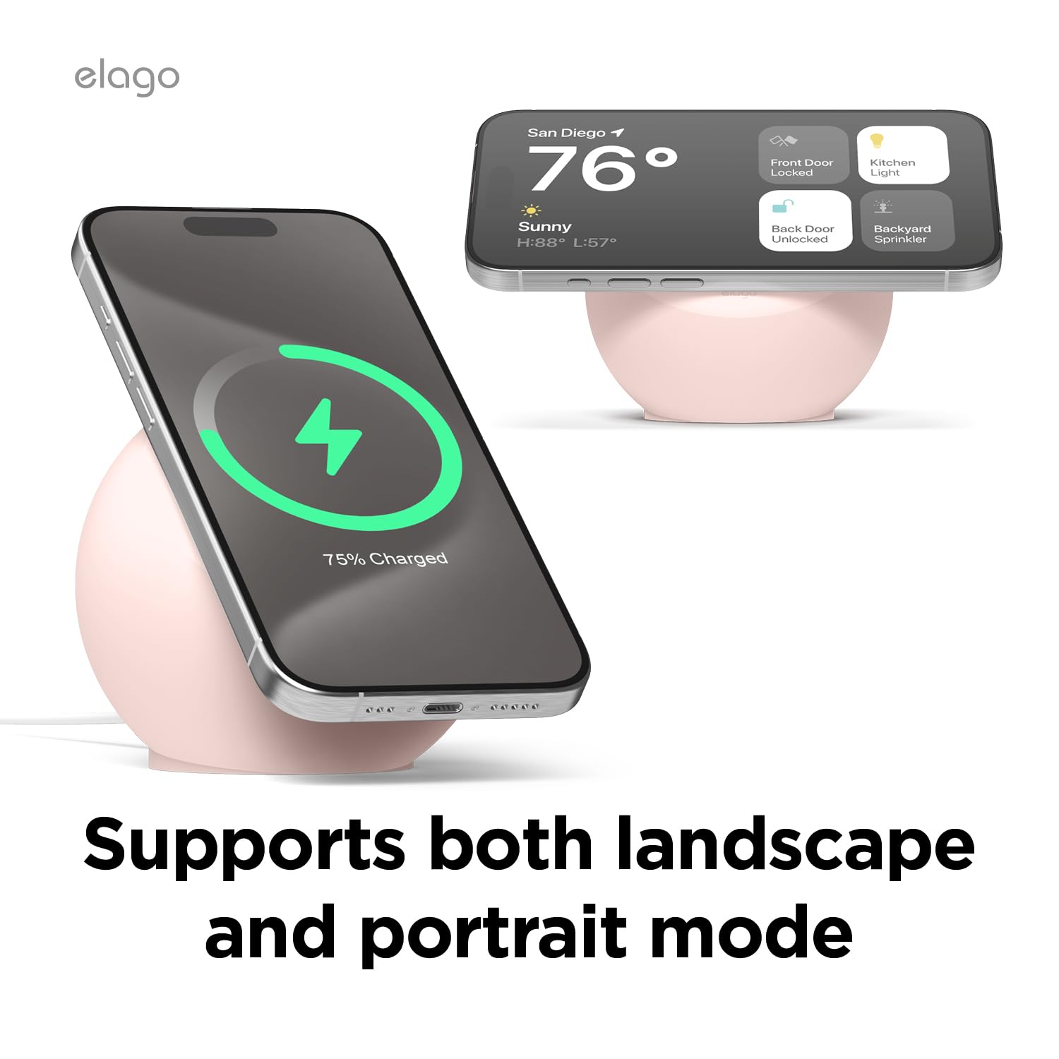 Amazon.com: elago MS2 Charging Stand Compatible with MagSafe