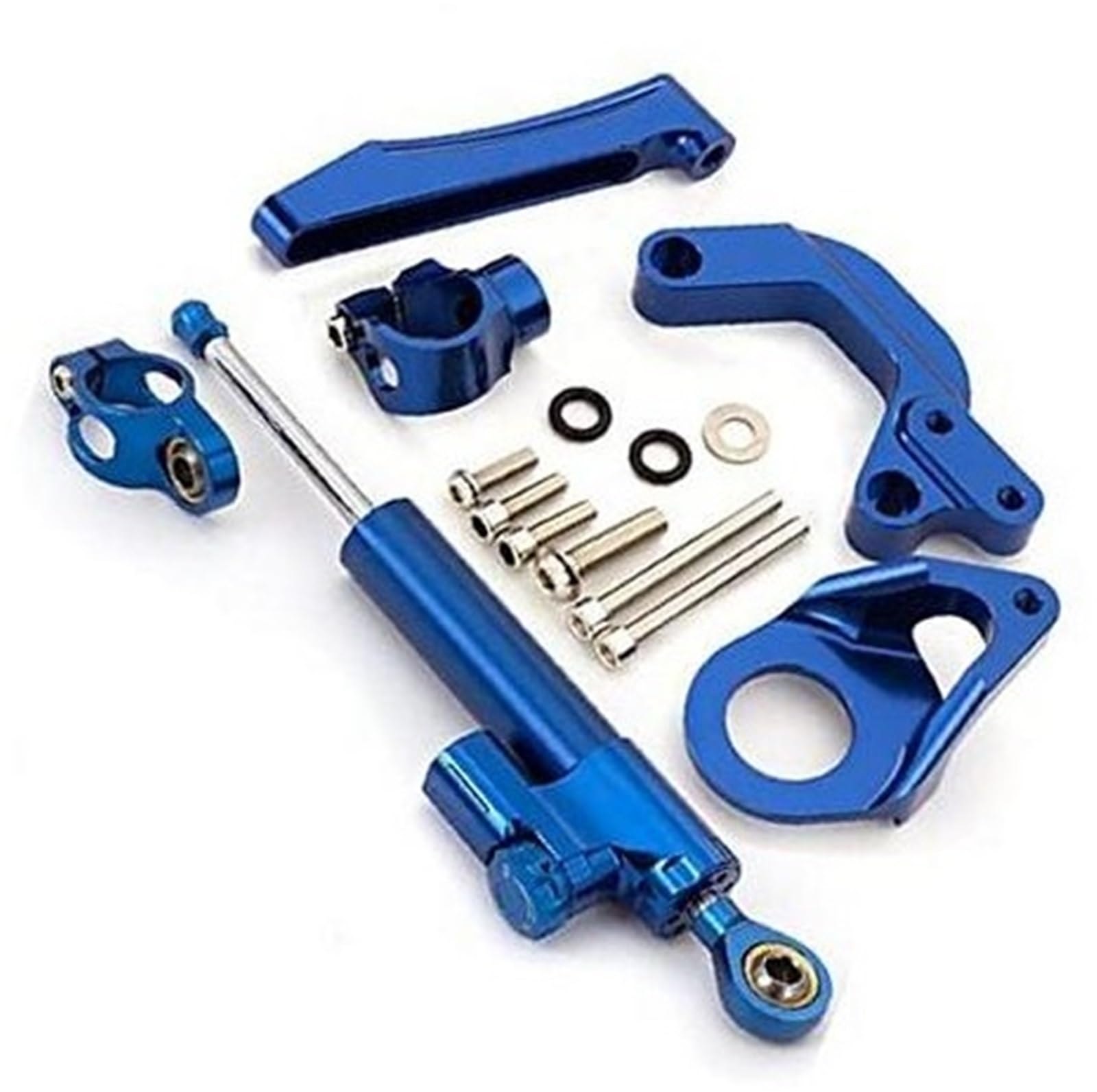 Motocykl stabilizator z włókna węglowego, GSX1300R, dla HAYABUSA, 1998-2019 zestaw wspornika montażowego amortyzatorów Jednostka sterująca jazdą motocyklem(BLACK 17)