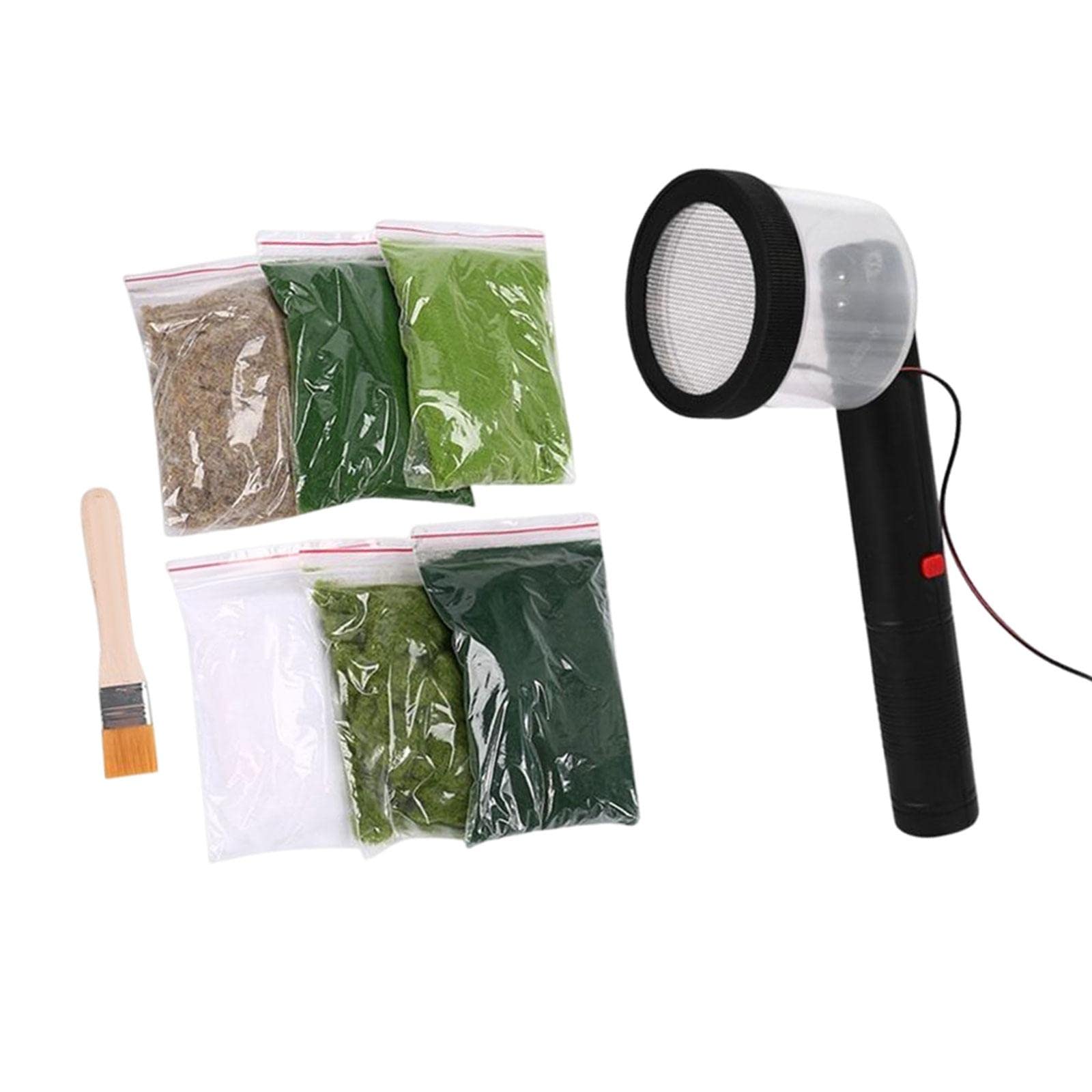 predolo Aplicador de Césped Estático Hobby Craft Máquina de Flocado Electrostático Ferroviario
