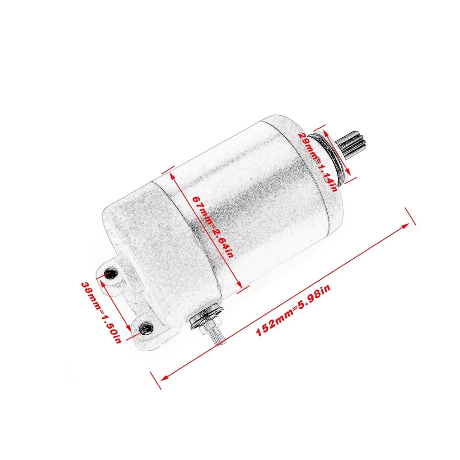 Motor Arranque Para Motor De 250 Cc CN250 Motor De Arrancador