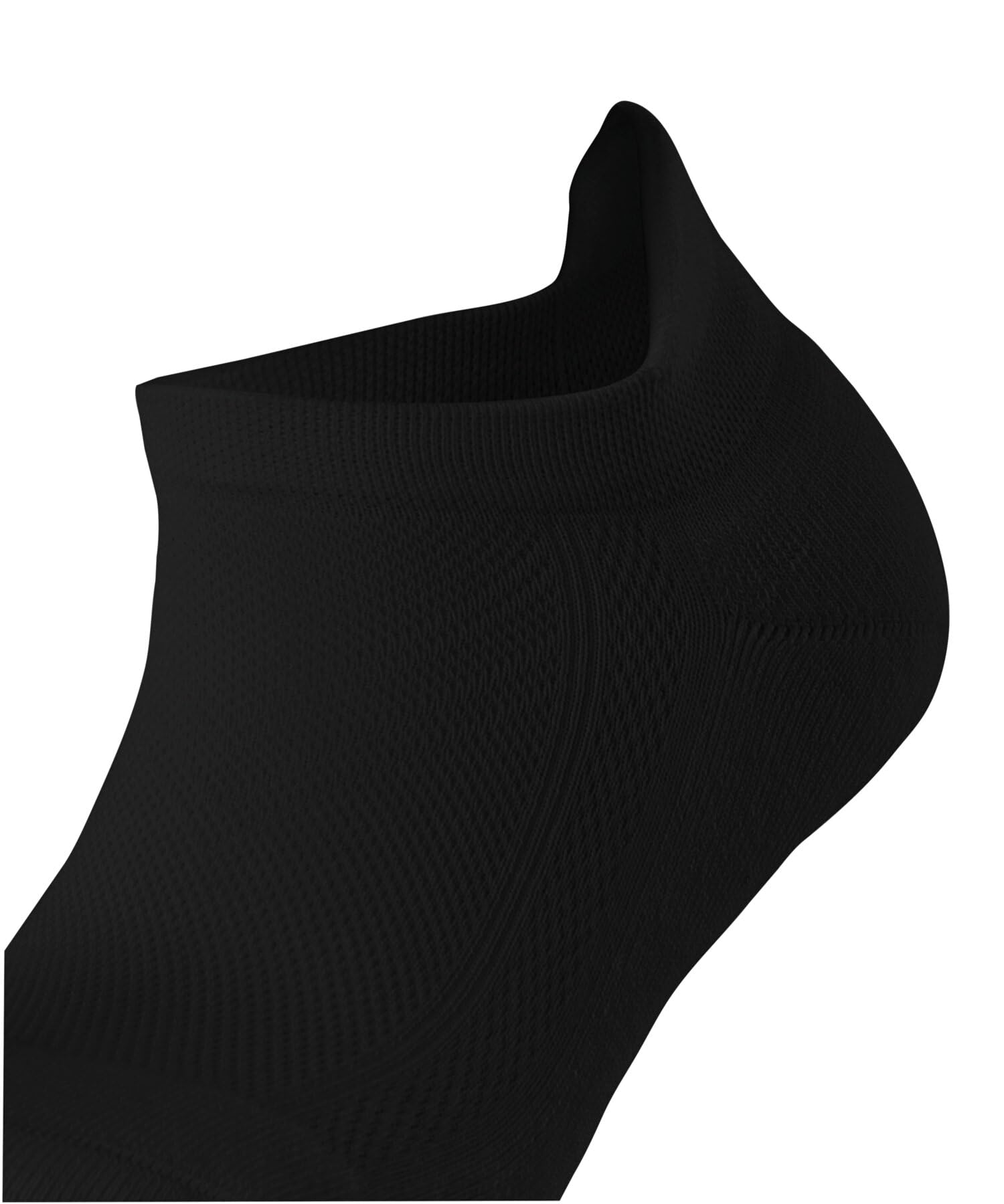 FALKE Kobiety Skarpety do trampek Cool Kick Sneaker W Sn miękki oddychający szybkoschnący jednokolorowe 1 Para, Czarny Black 3000, 37-38