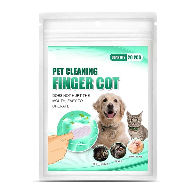 Dientes para Perros, Toallitas Limpieza para Perros, sin Cepillarse los Dientes, Dientes Limpios y Bucal