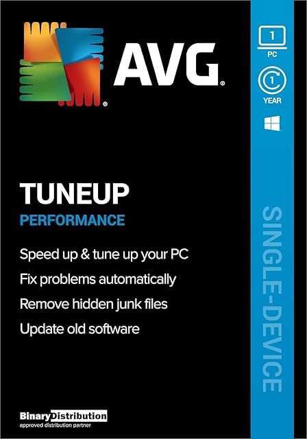 AVG PC TuneUp 2023, 1 PC 1 Year, Cleaner+Update+Maintenance+Speed Up [Windows] [Licence]