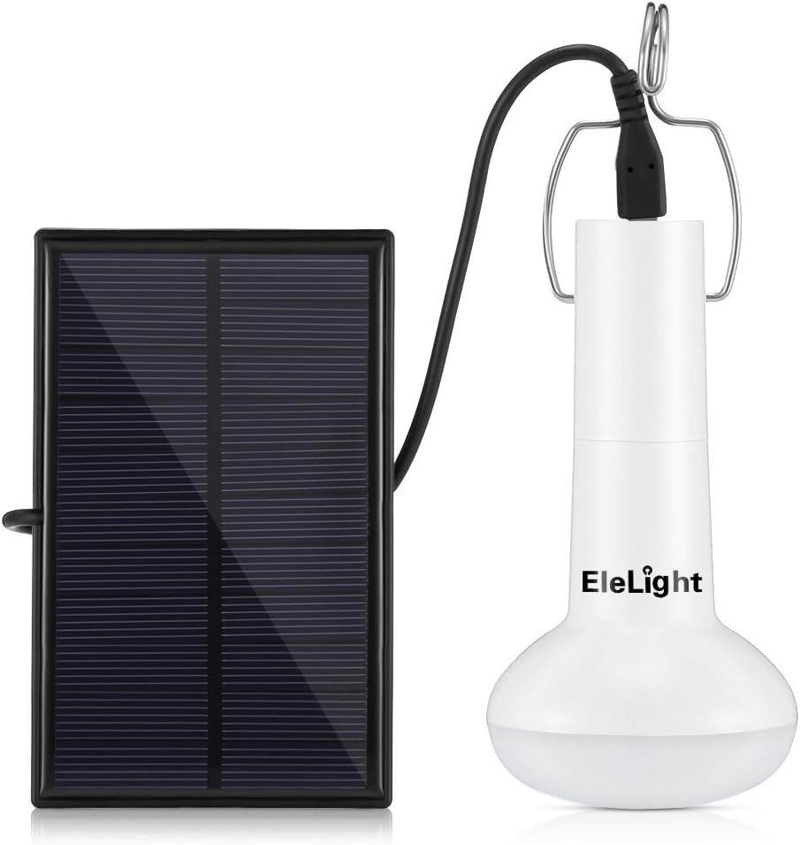 EleLight Portable Solar LED Bulb Lights Solar Powered