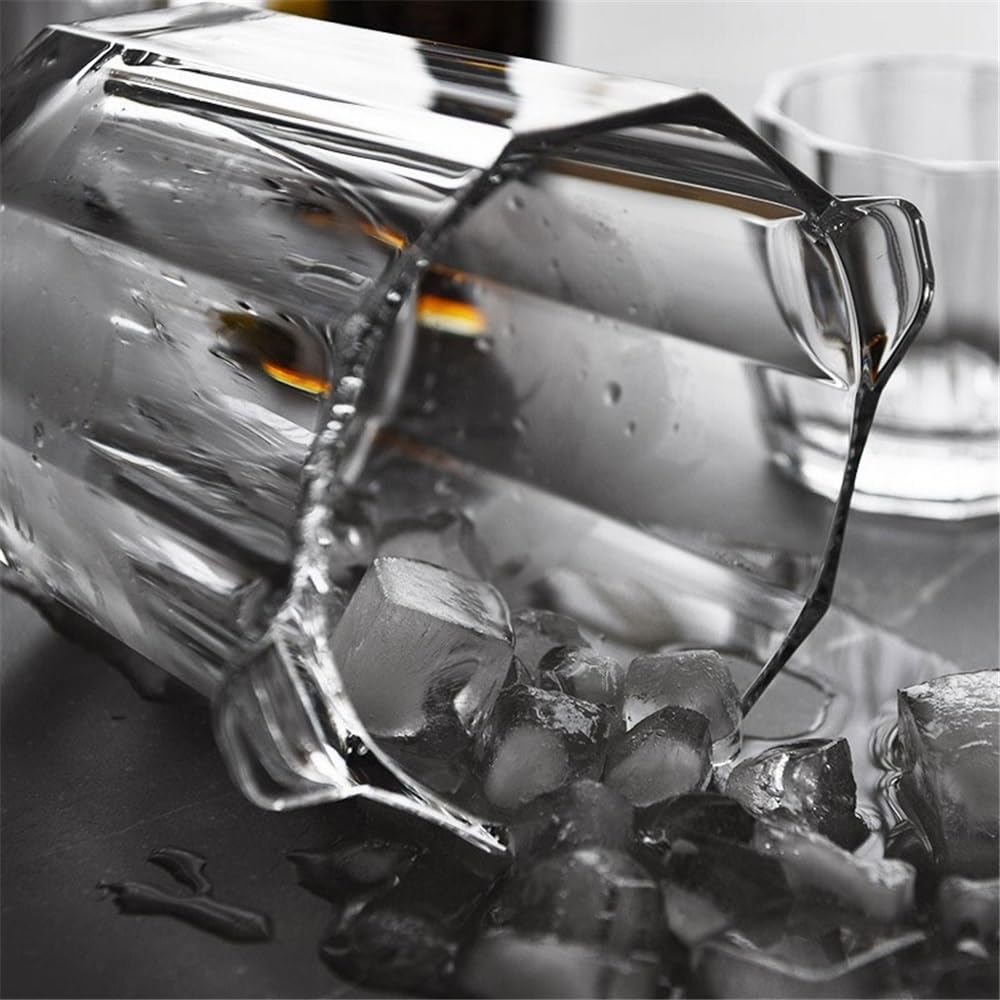 Cubo de hielo vidrio espesado for vino, champán, bolitas for el hogar, cubo for bebidas