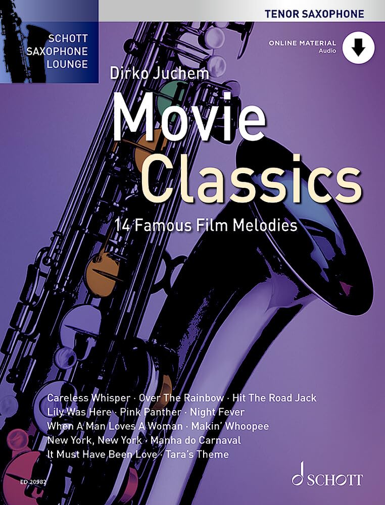 Movie Classics: 14 Mélodies de film célèbres. tenor saxophone.