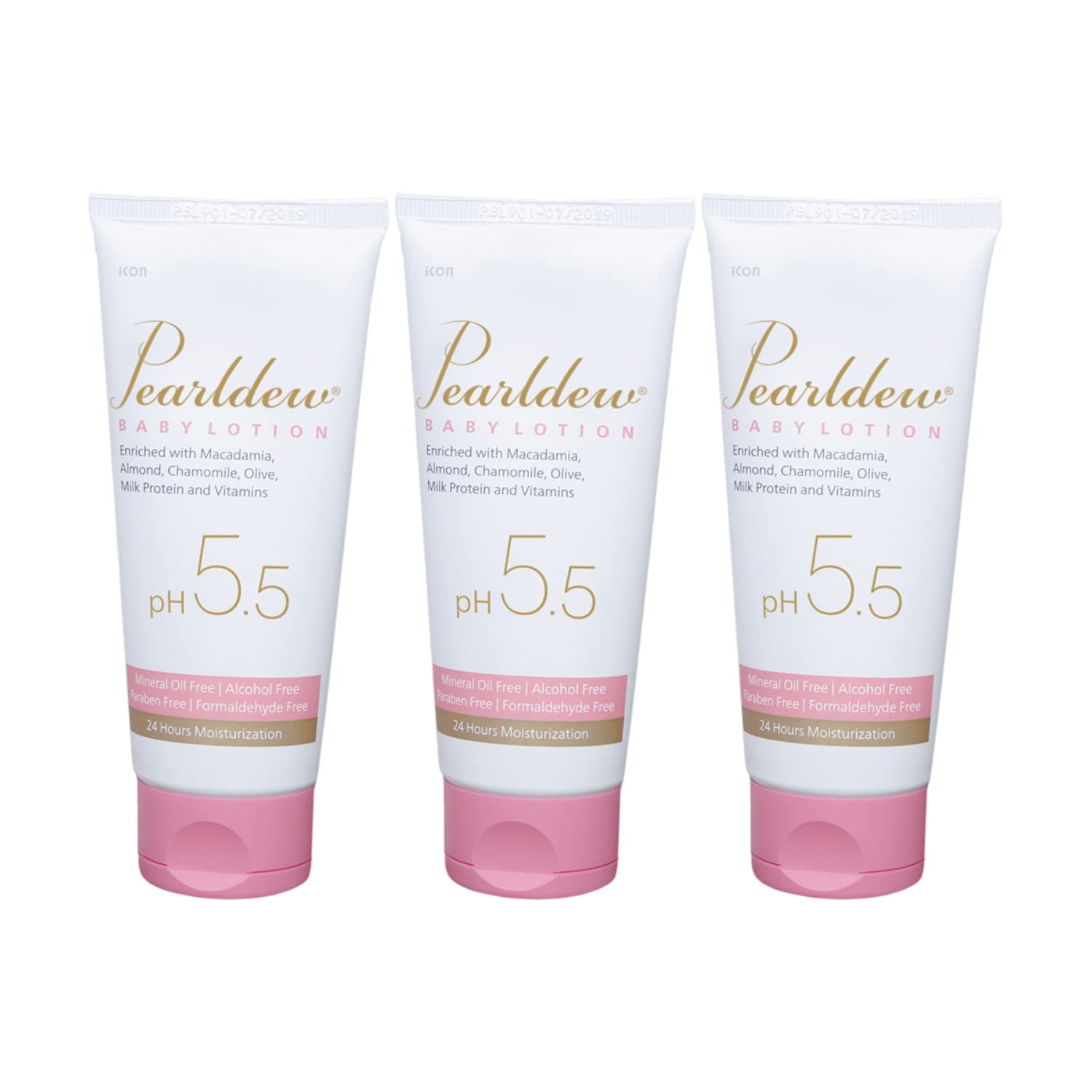 Pearldew Baby Lotion ( 100 ml - Pack Of 3) With Aloe Vera, Calendula, Coco Butter, Grapeseed Oil, Macadamia, Olive Oil, Chamomile, Passion Fruit Oil & Almond Oil | Paraben Free | (100 ml - Pack Of 3)-image-14