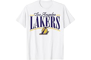 Camisetas Masculinas Oficiales de Los Angeles Lakers con el Logotipo del Arco de la NBA