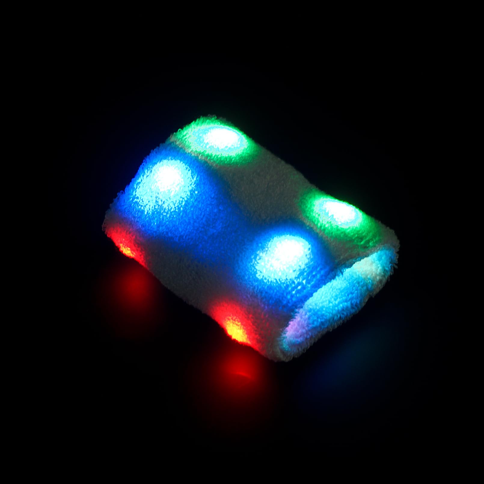 Luwint Fun Flashing Wristband - Led Light Up Wrist Band Glow in The Dark for Parties Raves Concerts Sports, Teens and Adults