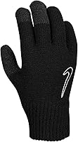 Nike Men's Tech & Grip 2.0 Gloves: Touchscreen Fingertips, Silicone Grip for Running, Workouts & Commutes