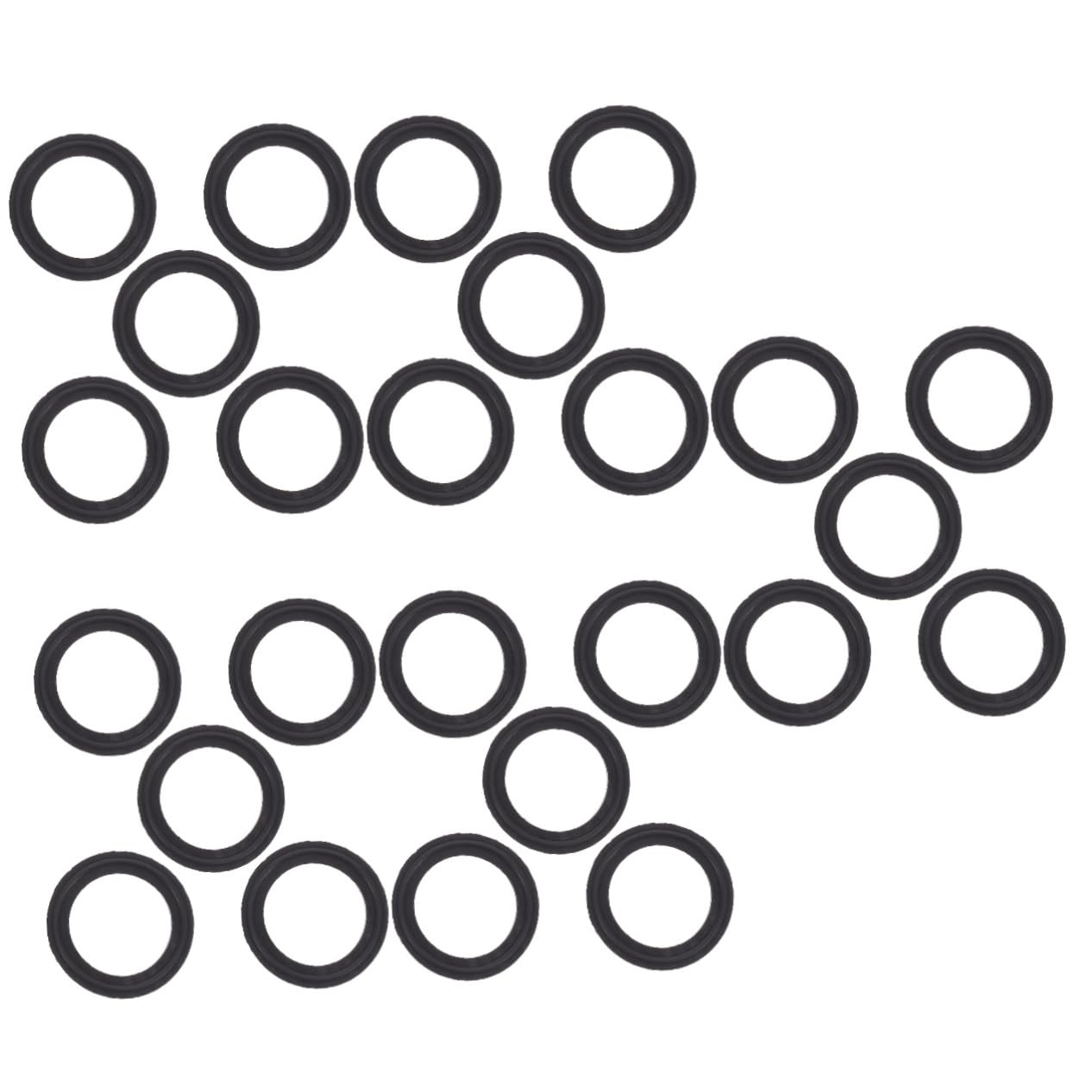 Ciieeo 5 Set Guarnizioni Per Clamp Per Attrezzature Sanitarie E Industriali Resistente E Corrosione Utilizzabile E Farmaceutici 5 Pezzi*5