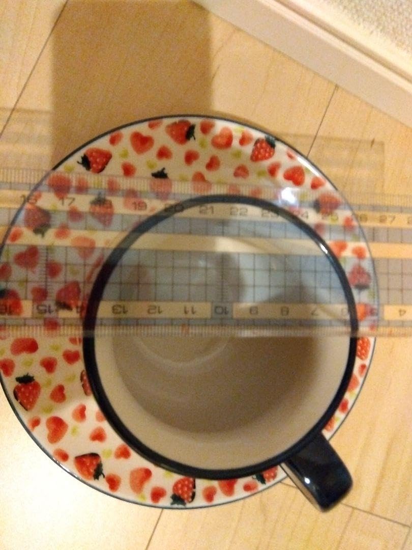 Amazon.co.jp: ポーリッシュポタリー マグカップ お皿 ハート いちご 1  