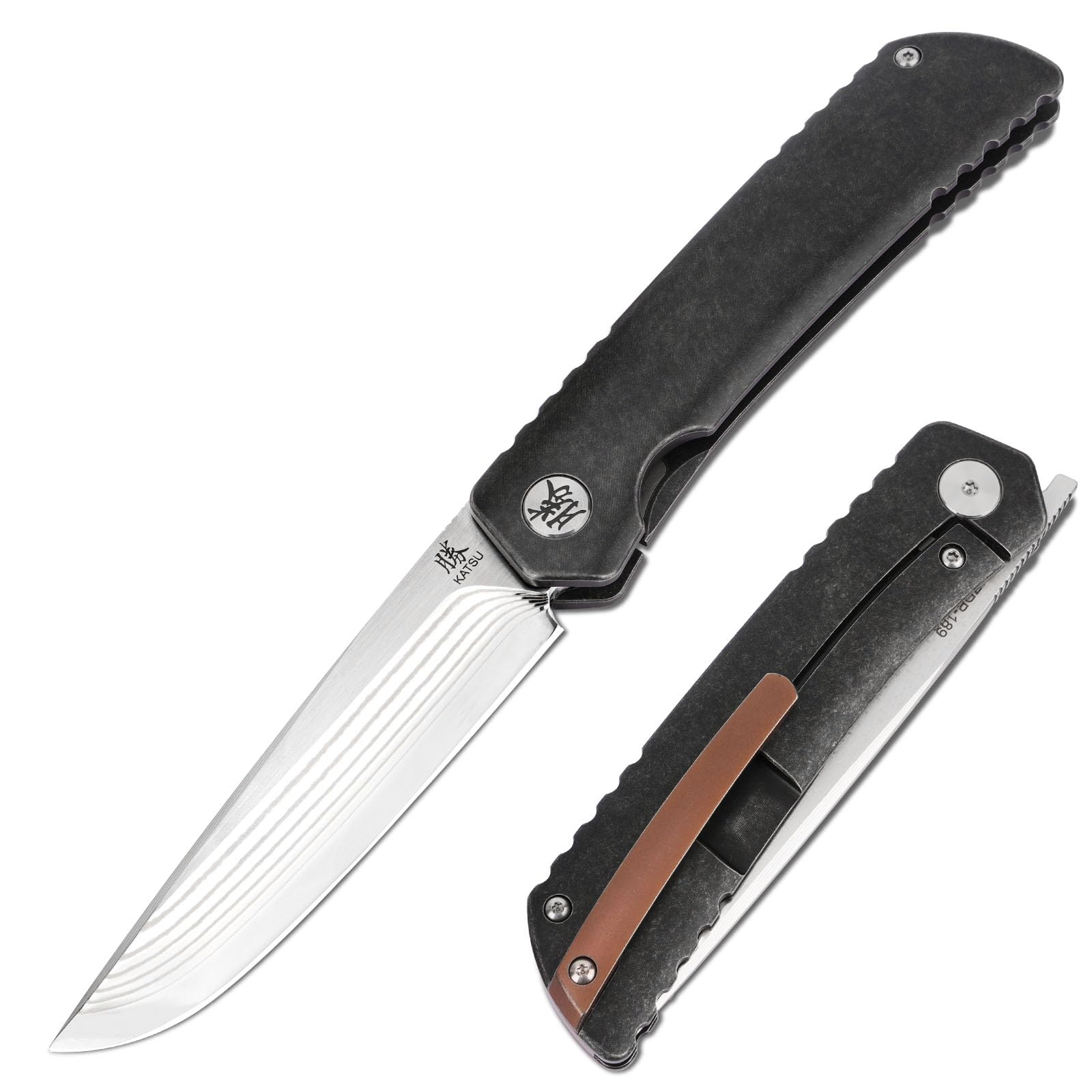 Amazon.com: KATSU Folding Pocket Japanese Knife, 17 Layers ZDP-189