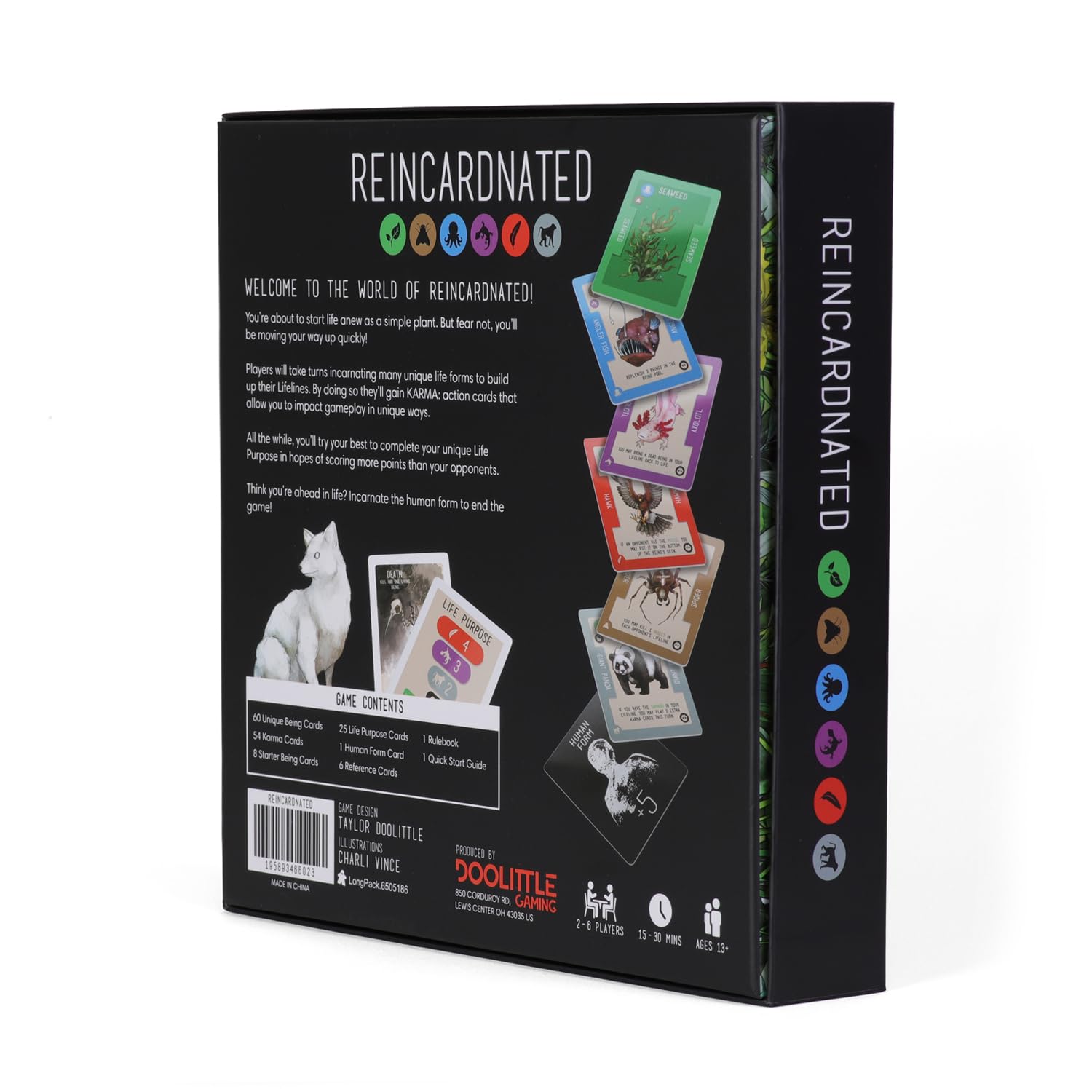 Cenyo Reincardnated by Doolittle Gaming - A Turn-Based Deck Drafting Card Game - Strategy Party Game for 2-6 Players on Family Game Night