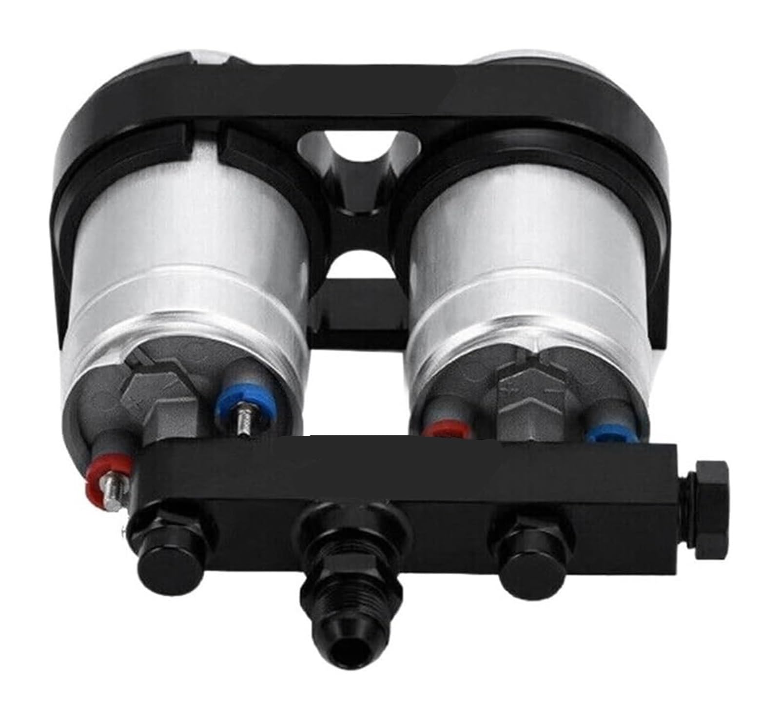 Pompa Carburante Pompa Carburante 2 Pezzi 300LPH Del Esterna Universale In Linea Sostituisce 0580254044 Con Kit Staffa Doppia Fuori Collettore