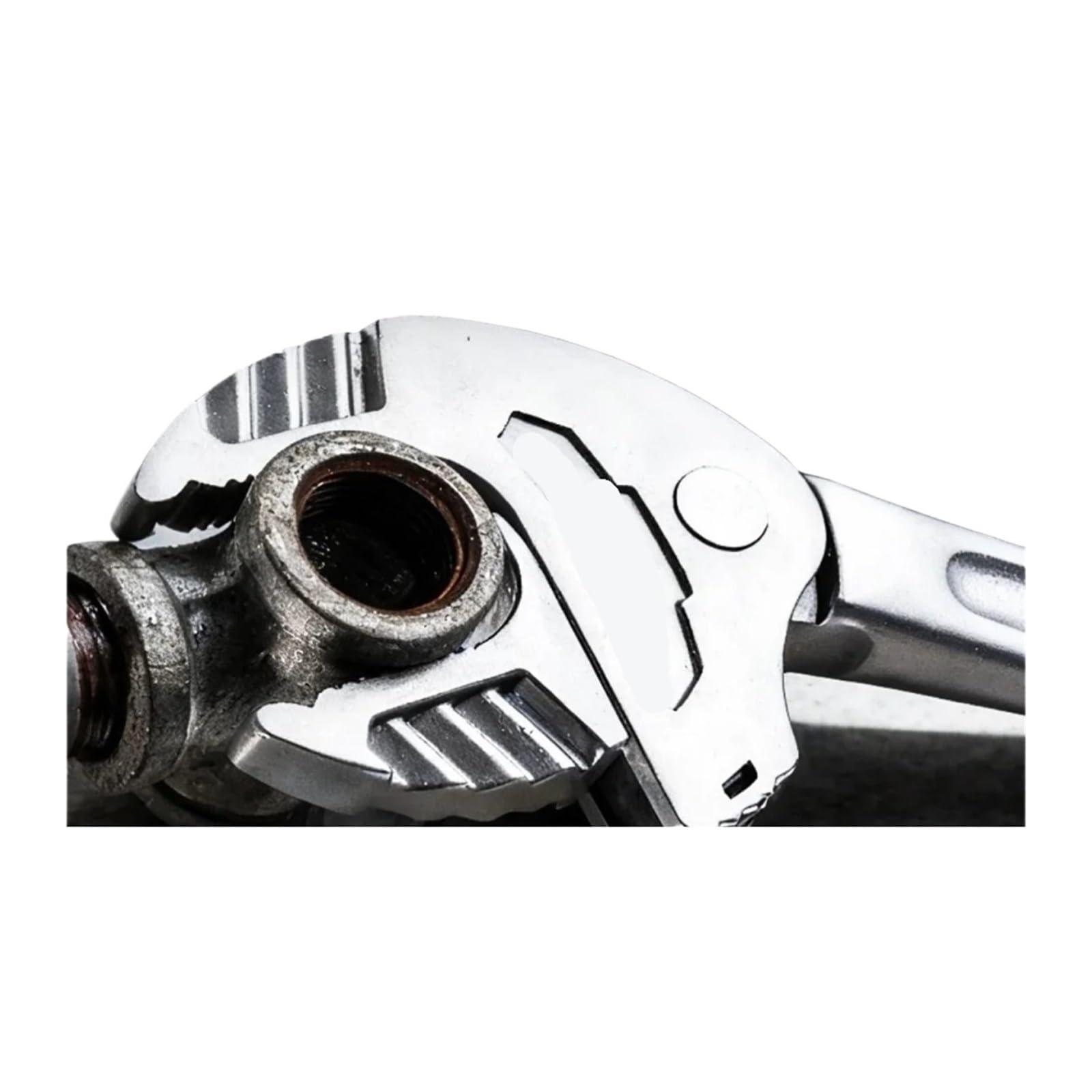 Wjiayao 16-19Mm Crab Claw Wrench 1Pc Adjustable Crab Claw Wrench Tightening Self-Adjusting Ratchet Wide Jaw For Automotive Piping Manufacturing(16-19Mm)