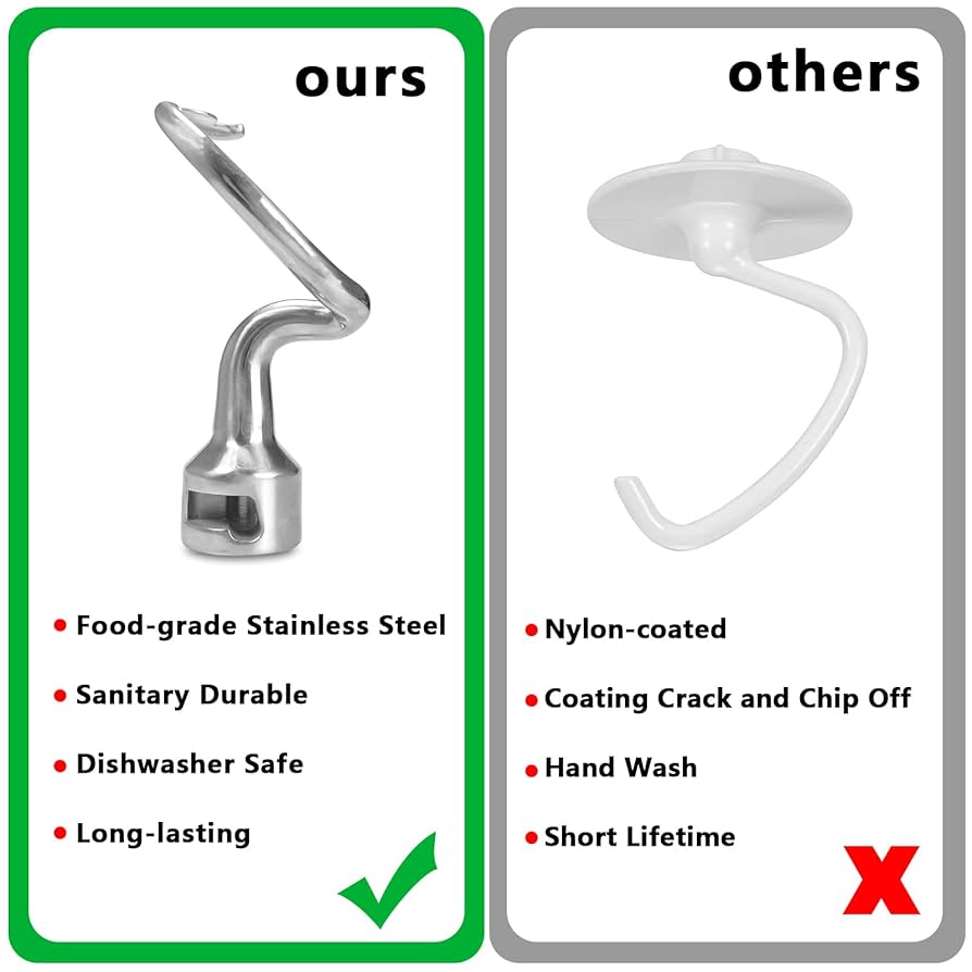 SKミキサーステンレス製 生地フック　60コートサイズ 附属品・オプション | エスケーミキサー