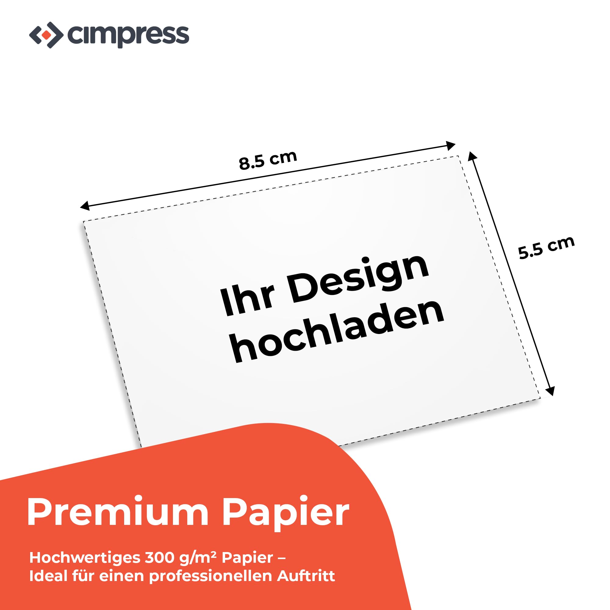 Tarjetas De Presentación Personalizables Cimpress | 250 Unidades, 85×55 Mm, Doble Cara, Con QR Y Logotipo
