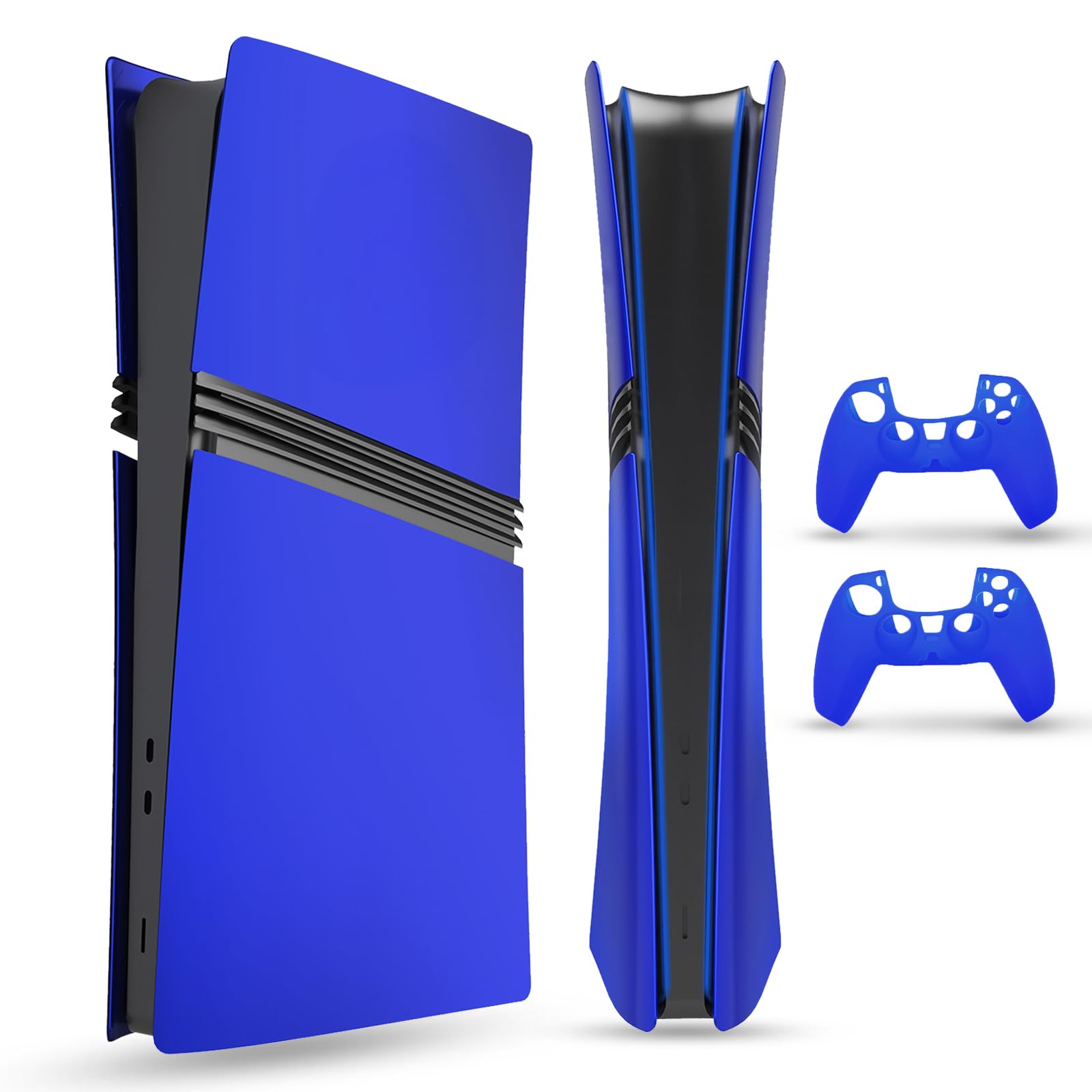 PEYANZ Faceplate Cover for PS5 Pro Digital Edition + 2 Controller Covers