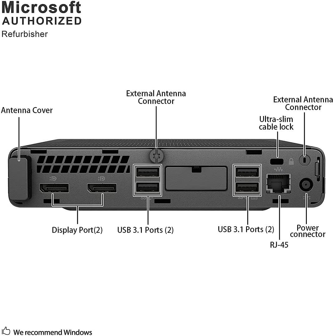 hp - HP EliteDesk 800 G4 DM Wi-Fi・BT搭載Win11対応 Amazon.com: HP Micro PC EliteDesk 800 G4 Windows 11 Tiny
