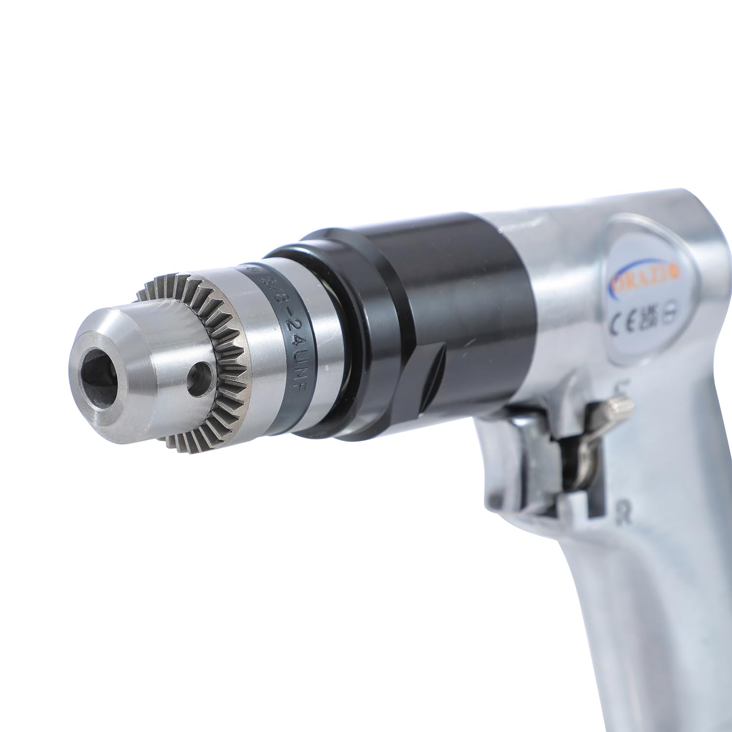 ORAZIO Trapano Pneumatico Reversibile 10mm con Mandrino a Chiave per Utensili Pneumatici 212512