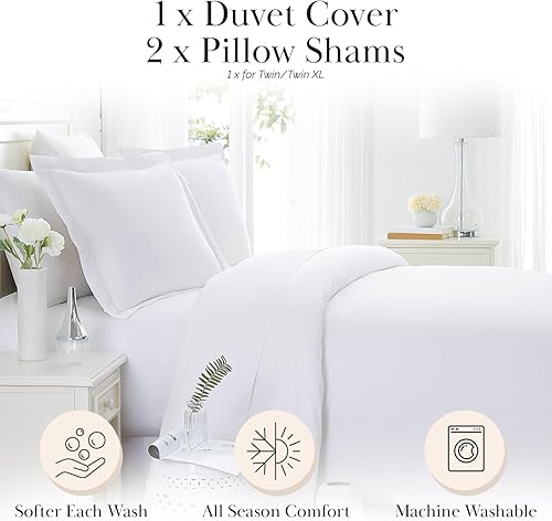 Miniatura 2 de Juego de funda de edredón de gran tamaño, suave, resistente a las arrugas, la decoloración y las manchas, fácil cuidado, tamaño matrimonialQueen,