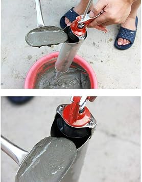 Mortar&Grouting Gun Cement Sprayer Applicator Pointing Tile Tool Stainless Steel Caulking Gun Cement Lime Nozzle Kit Pump for Filing Gaps Between Slabs Re-pointing Walls