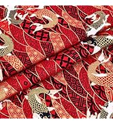 Amazon.com: MAYJOYDIY 1.1 Yard 59 Inch Dark Red Japanese Crane