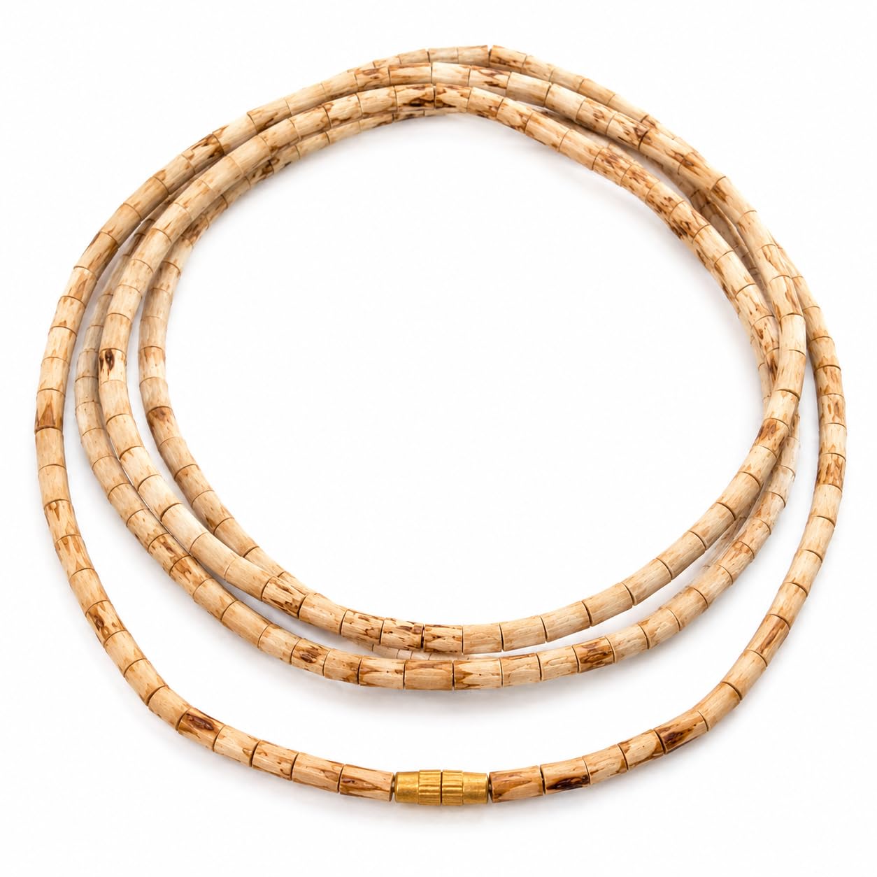 Comet Busters® Original Tulsi Kanthi Mala | 23 Inch 3 Round Pure Tulsi Wood Beads Necklace for Men & Women | Natural Mala for Puja, Meditation & Spiritual Wear (OMALA03)-image-29