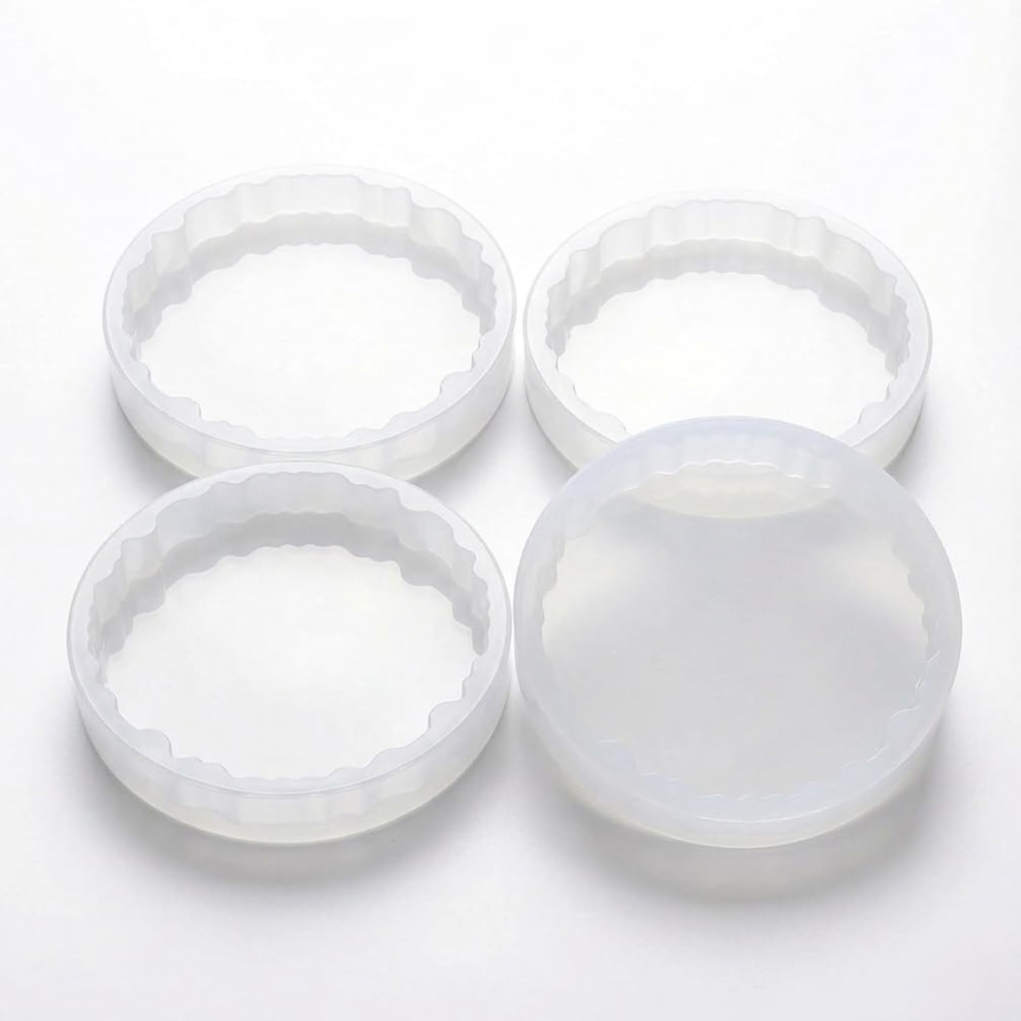 4 Pcs 2 Inch Round Agate Silicone Coaster Molds | Epoxy Resin Casting Mold Set for Jewellery Making, DIY Resin Art, Pendants & Craft (2inch Round 4Pcs)-image-9