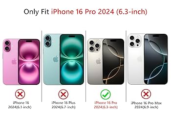 Amazon.com: Lovmooful Compatible for iPhone 16 Pro Case Cute