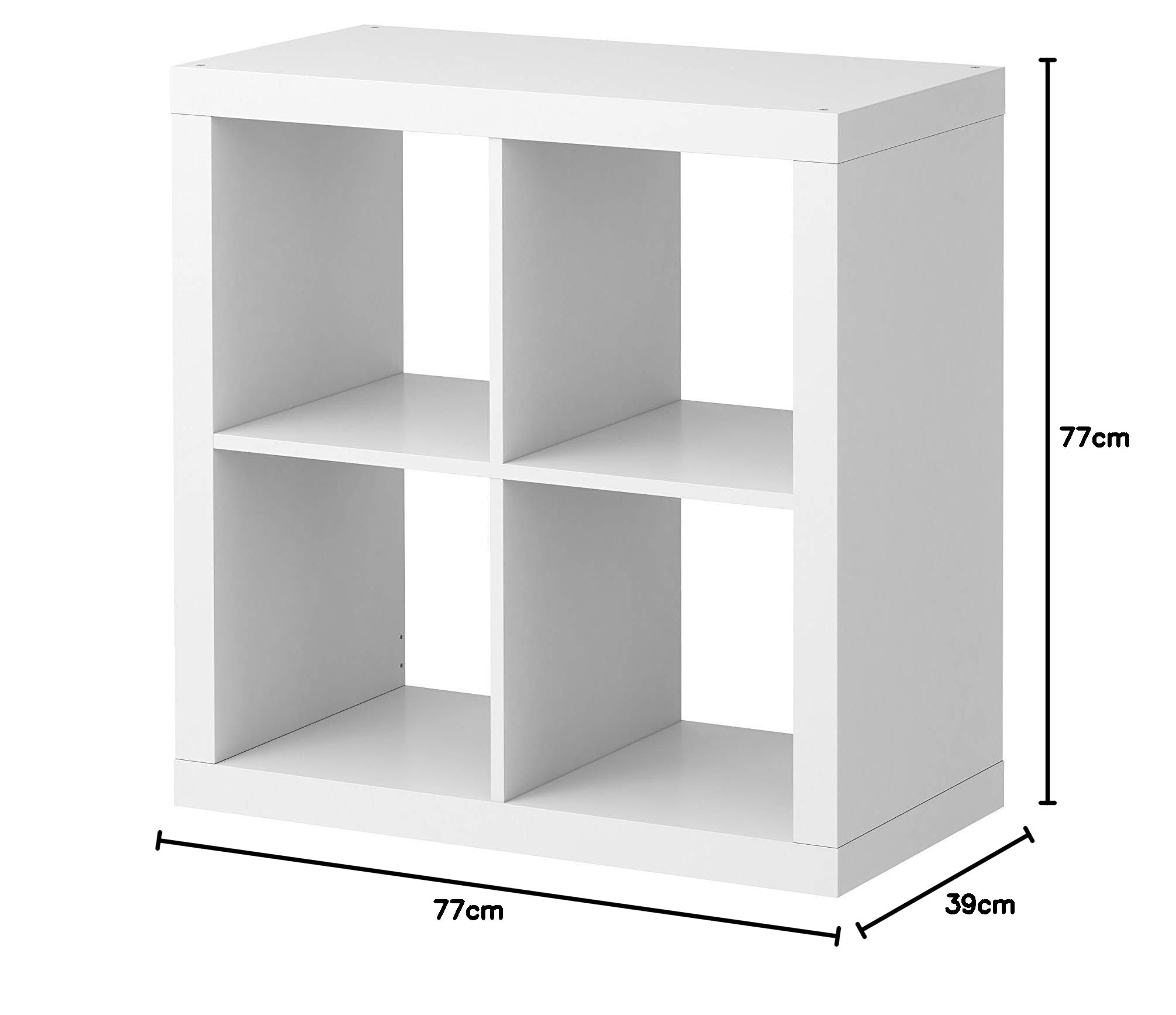 Ikea Kallax Lot de 2 étagères Blanc
