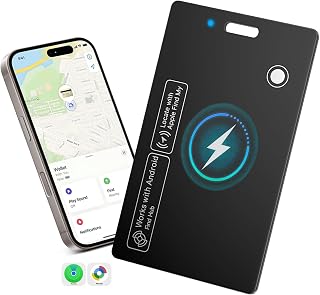 Dual Platform Rechargeable Air Tags Wallet Tracker Card, Dual System Smart Card, Compatible with Apple Find My & Google's ... Price In India