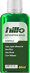 Enxaguante Bucal Hortelã Antisséptico 60ml Hillo, Sem Álcool e Sem Flúor