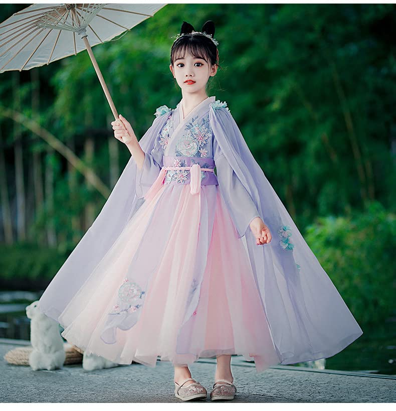 Disfraz de Hada Morado para Niñas Talla 11 miniatura 3