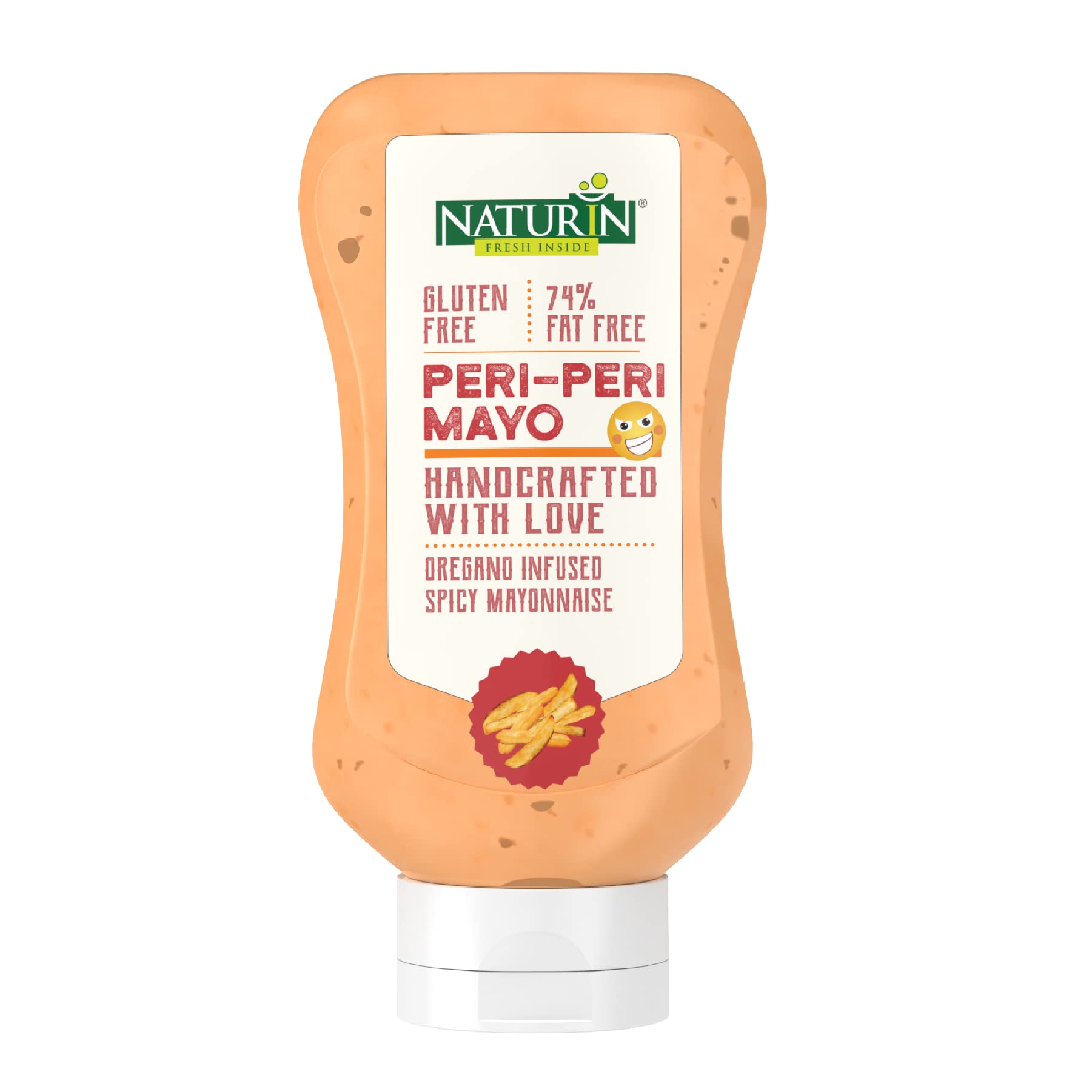 Naturin Peri Peri Mayo – Hot & Sweet Eggless Mayonnaise | 100% Vegetarian Spicy Indian Dip & Spread | Flavourful Sauce for Snacks, Burgers, Sandwiches & More – 290g Jar-image-3