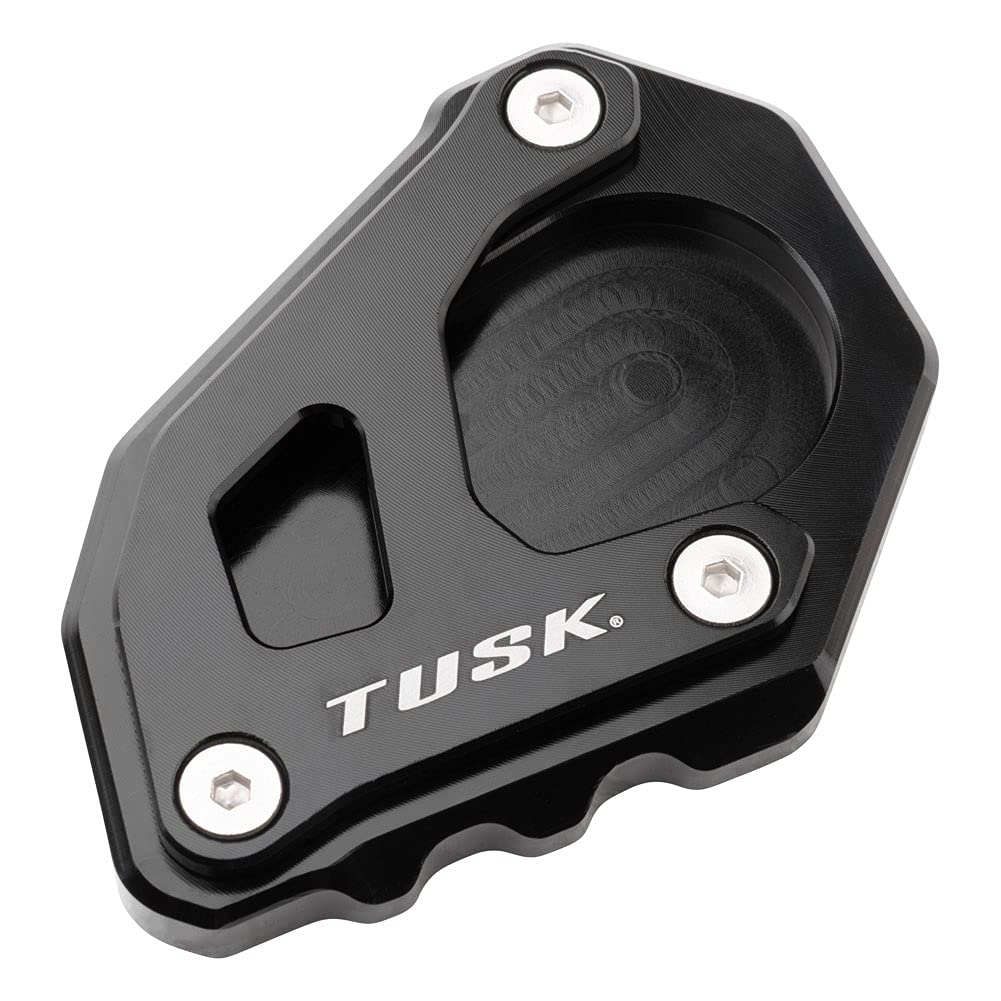 Tusk Billet Side Stand Foot Black Compatible with KTM 890 Adventure R 2021-2025/Compatible with Husqvarna Norden 901 2022-2024