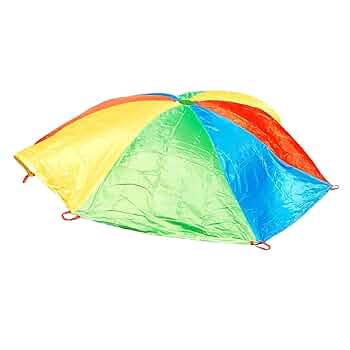 豪華 稀少Rainbow Park　Pomponette22点セット Parachute Kids - Fun Team Games for Kindergarten & Playground