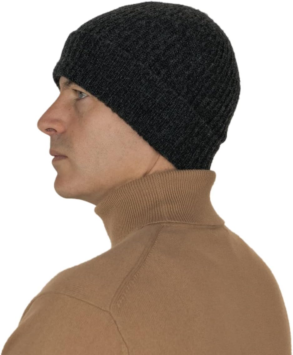 Cashmere Beanie Hat, Made in Scotland - Image 3