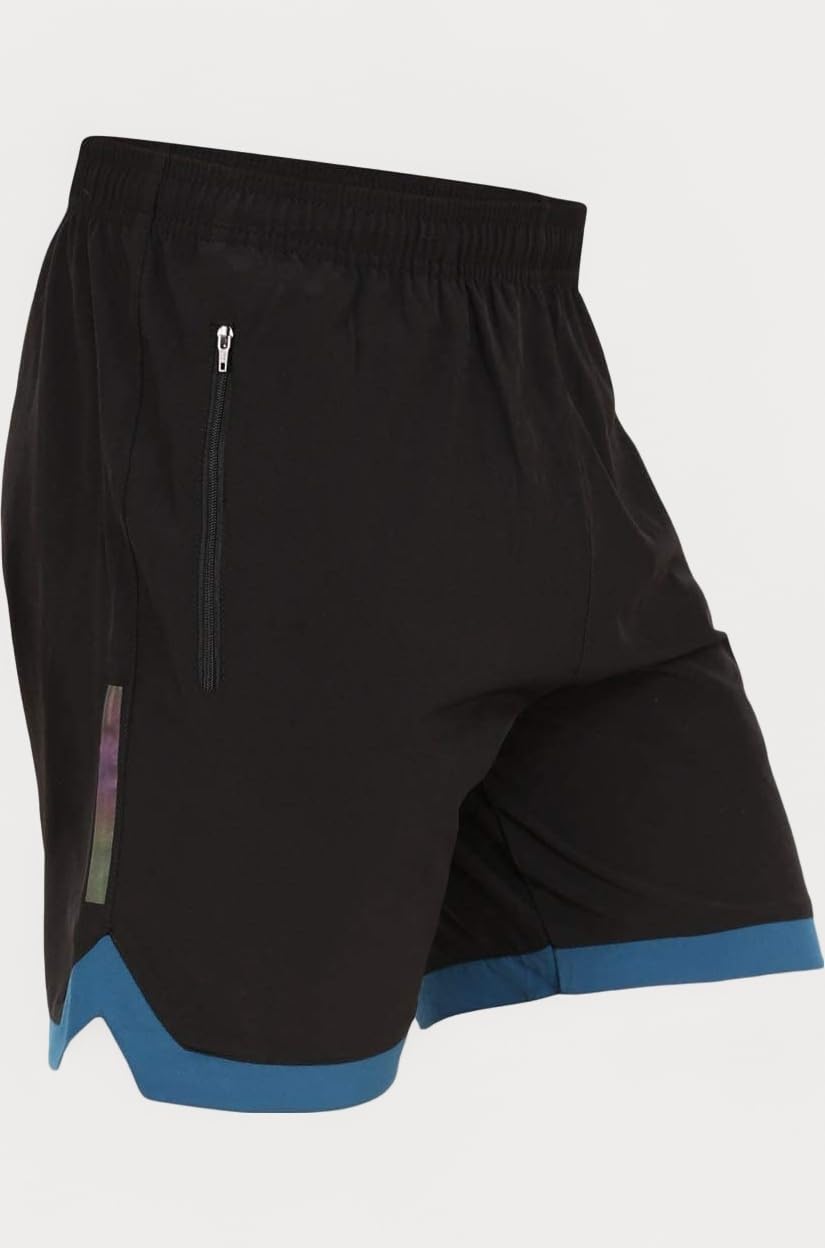 Men's Gym Workout Shorts Weightlifting Squatting Shorts for Men Bodybuilding Training Jogger with Zipper Pockets
