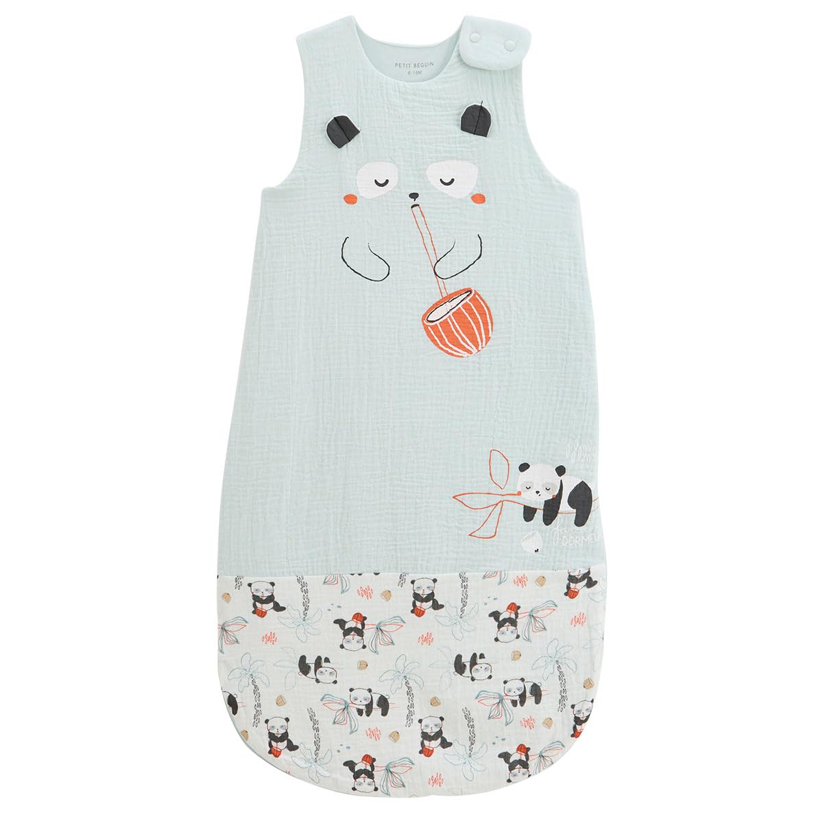Petit Béguin - Gigoteuse d'été en gaze de coton Bento