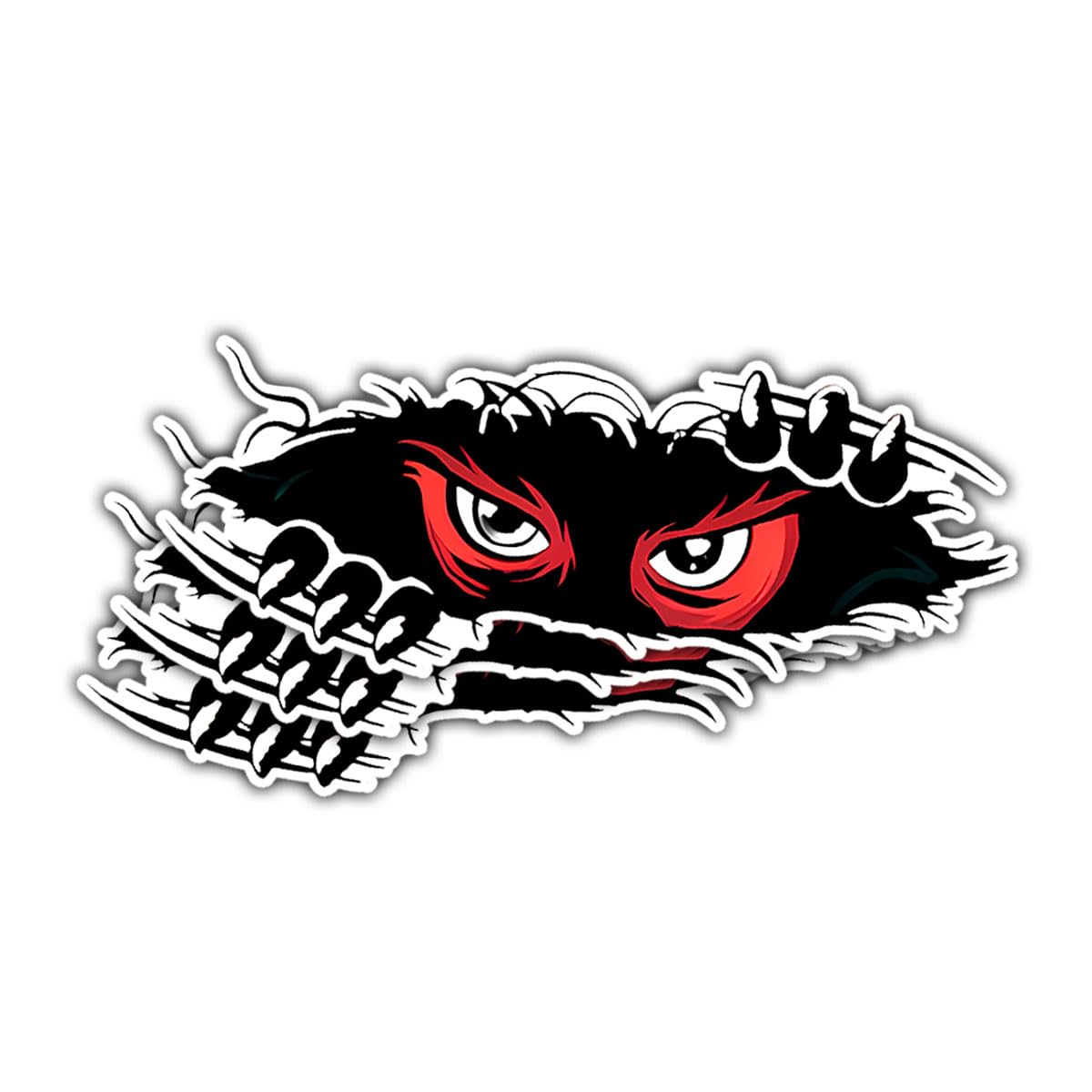 3 Pcs Funny Peeking Monster Eye Car Decal Vinyl Sticker Car Dent Covering Sticker Funny Car Stickers and Decals for Vehicles, Bumper Stickers for Cars, Waterproof 3"x3"