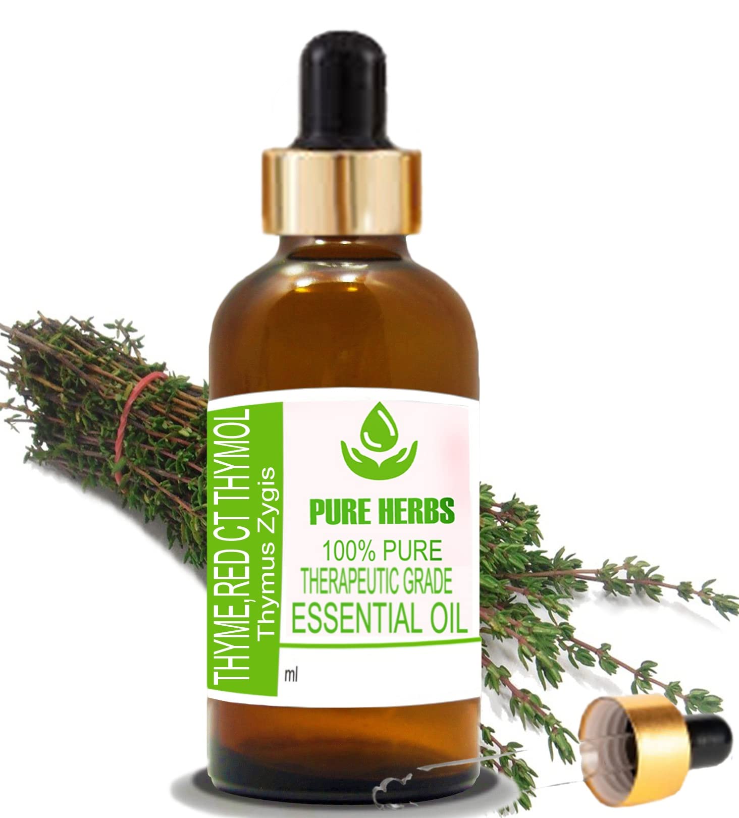 PH Thyme,Red ct Thymol (Thymus ZYGIS) Pure & Natural Therapeutic Grade Essential Oils (15ml)
