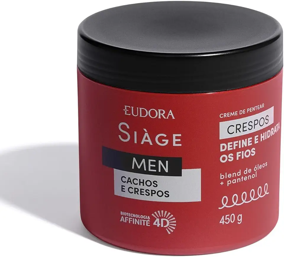 EudoraEudora Siàge Men Crespos Creme para Pentear Crespos 450g