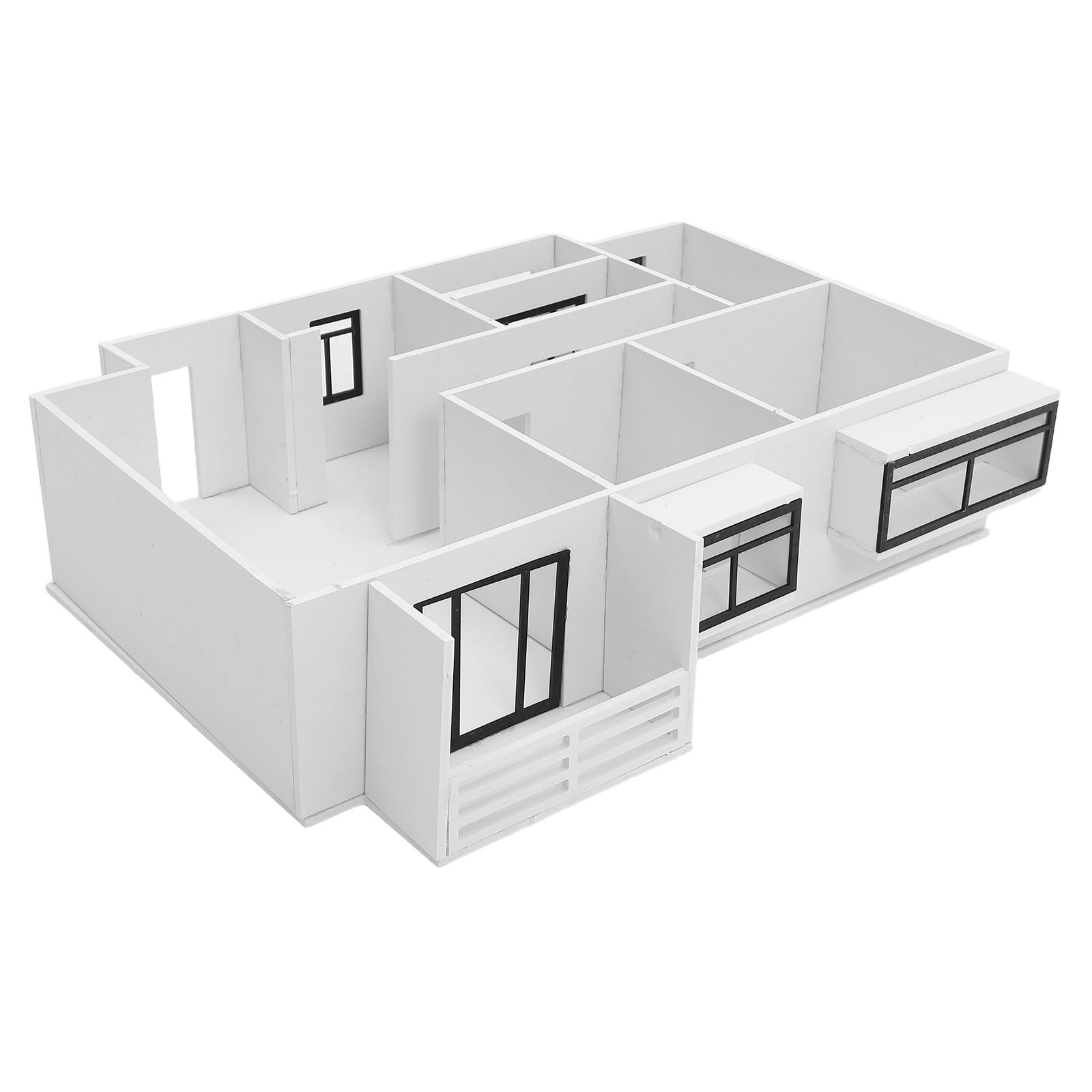 EXAOMBLE 1 Satz Selbstgemacht Wohnungsmodell im Maßstab 1:25 aus Pvc Expansionsplatte und Acryl Umfassendes Architekturmodellbausatz für Modellbau und Kreative Prozesse